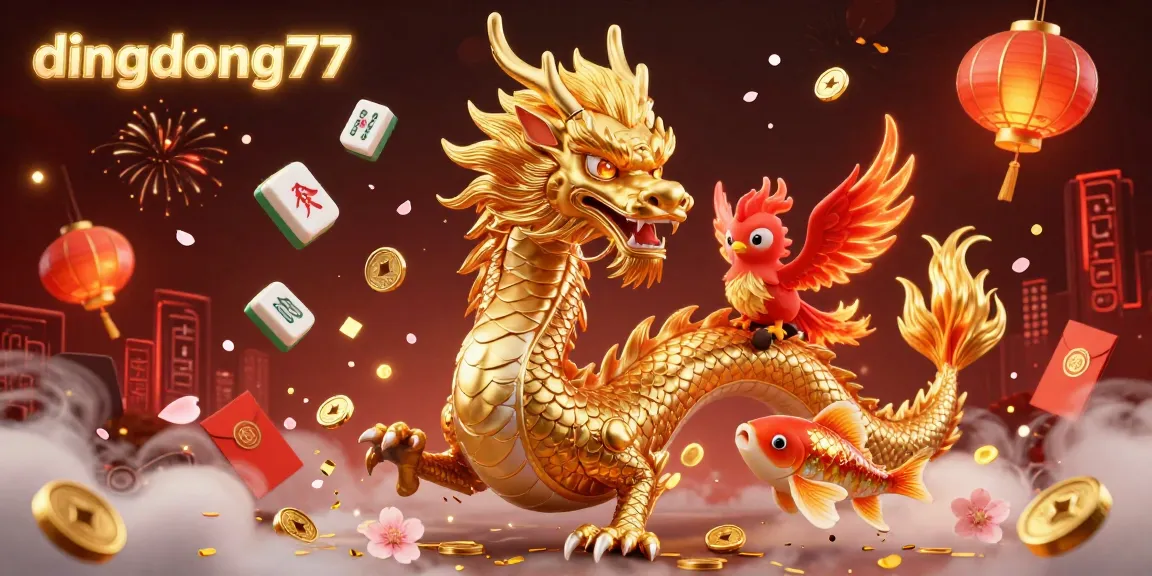 Experience thrilling wins with dingdong77's vibrant slot gameplay in a 3D fantasy world of adventure and riches.