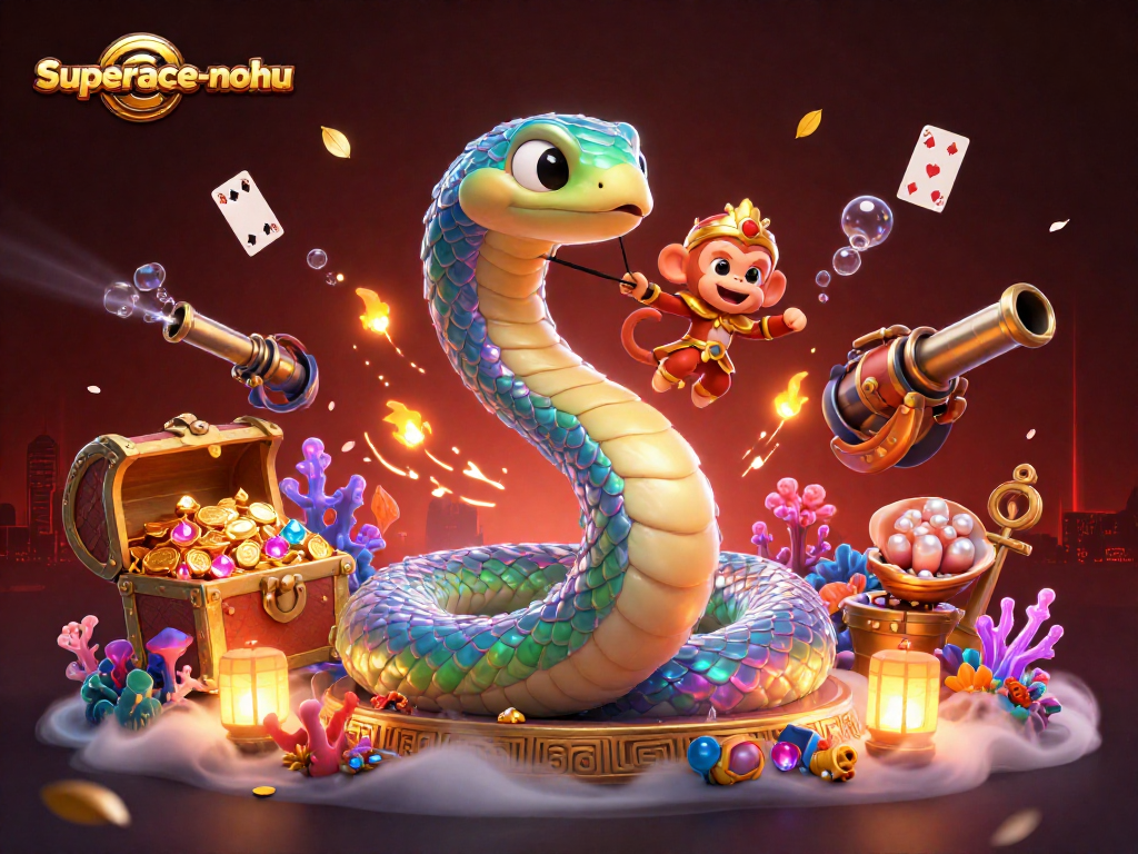 Immerse in superace-nohu, the exciting realm of online gaming with vibrant characters and treasures.